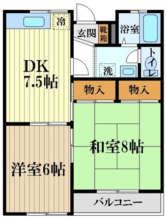 エスペランサ並木の物件間取画像